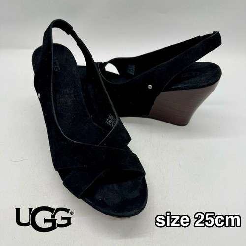 Ugg black suede wedge sole - ugg,