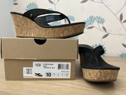 Ugg natassia mar black cork - black,