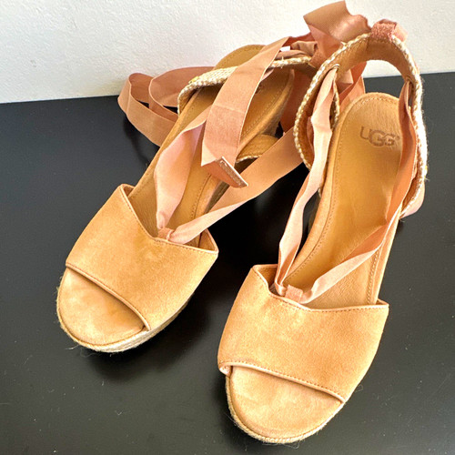 Ugg womens beige suede - womens,