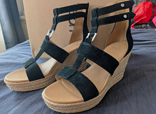 Ugg kolfax black suede - w,