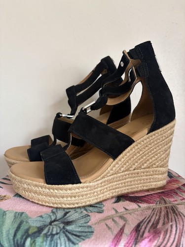 Ugg kolfax black suede - kolfax, wedge