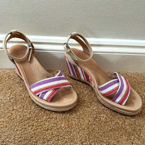 Ugg women striped wedge - women’s,