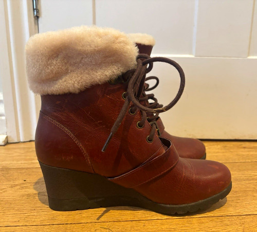 Ugg leather lace ankle - ugg,