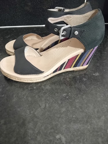 Blue ugg atasha striped wedge - ugg,