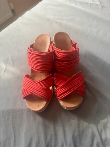 Ugg orange coral wedge - ugg,