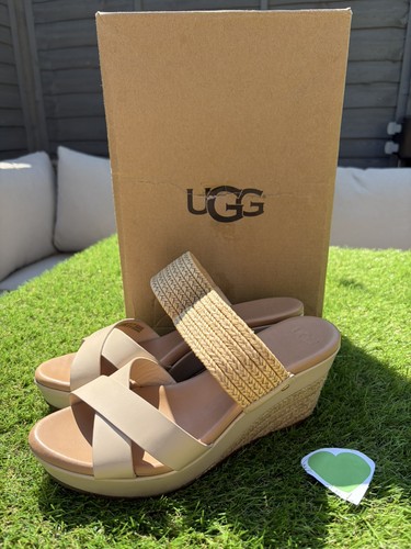 Beige ugg adriana - ugg, wedge
